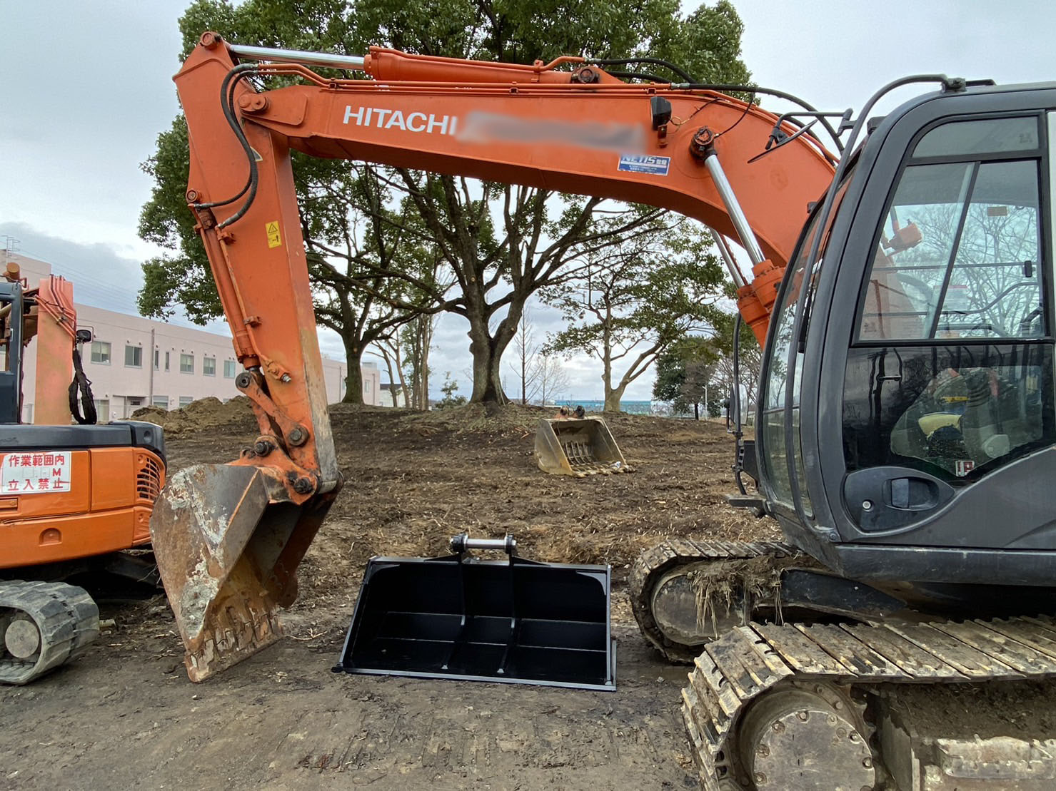 法面バケットを納品しました！ | 徳光建機